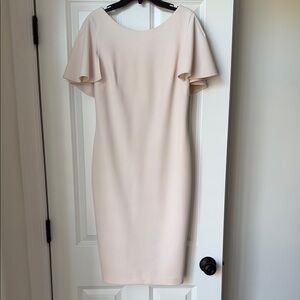 Calvin Klein like new Elegant Cream Dress